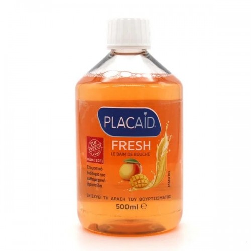 Plac Aid Fresh Μάνγκο Στοματικό Διάλυμα για Καθημερινή Φροντίδα 500ml Plac Aid Fresh Μάνγκο Στοματικό Διάλυμα για Καθημερινή Φροντίδα 500ml