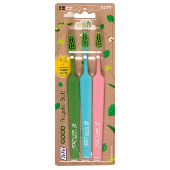 Tepe Good Regular Soft Οδοντόβουρτσες, 3 Τεμάχια