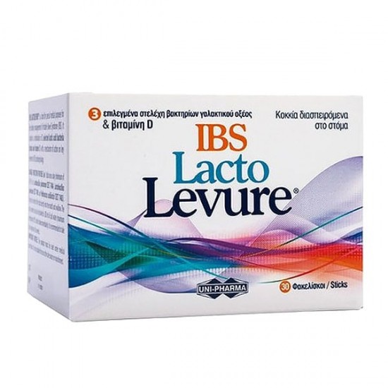 Uni-Pharma Lacto Levure IBS Συμπλήρωμα Προβιοτικών 30 Φακελίσκοι