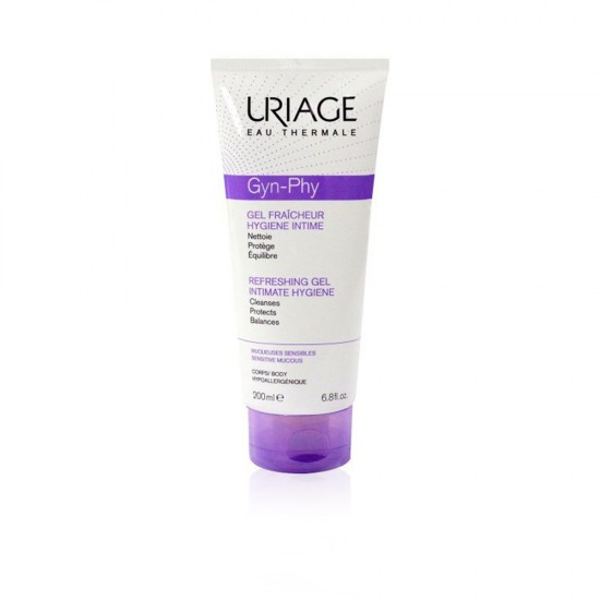 Uriage Gyn-Phy Refreshing Gel Αναζωογονητικό Τζελ Καθαρισμού Ευαίσθητης Περιοχής 200ml Uriage Gyn-Phy Refreshing Gel Αναζωογονητικό Τζελ Καθαρισμού Ευαίσθητης Περιοχής 200ml