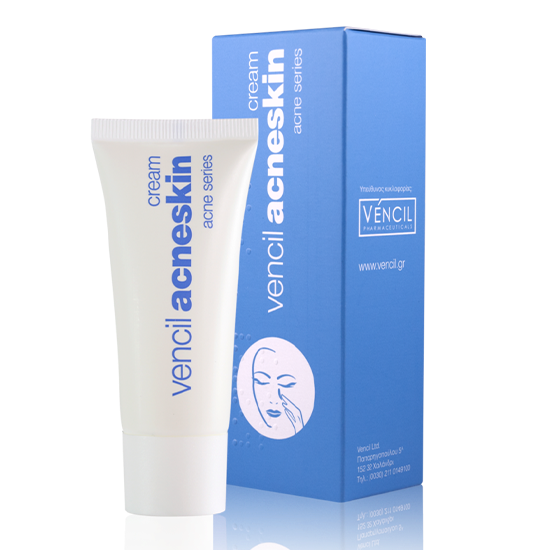Vencil Acneskin Cream Ειδικά Σχεδιασμένη Κρέμα για Λιπαρό & Ακνεϊκό Δέρμα 30ml