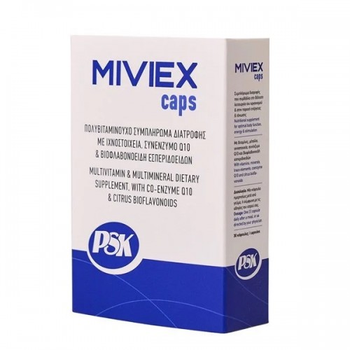 Miviex Multivitamin & Multimineral, Πολυβιταμινούχο Συμπλήρωμα Διατροφής 30caps Miviex Multivitamin & Multimineral, Πολυβιταμινούχο Συμπλήρωμα Διατροφής 30caps