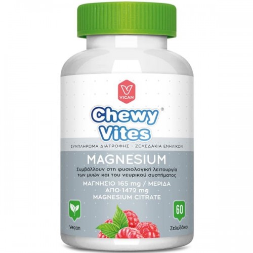 Chewy Vites Adults Magnesium, Συμπλήρωμα Διατροφής με Μαγνήσιο 60softgels Chewy Vites Adults Magnesium, Συμπλήρωμα Διατροφής με Μαγνήσιο 60softgels