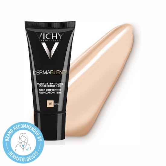 Vichy Dermablend Fluide SPF35 15 Opal Διορθωτικό Make-up 30ml Vichy Dermablend Fluide SPF35 15 Opal Διορθωτικό Make-up 30ml