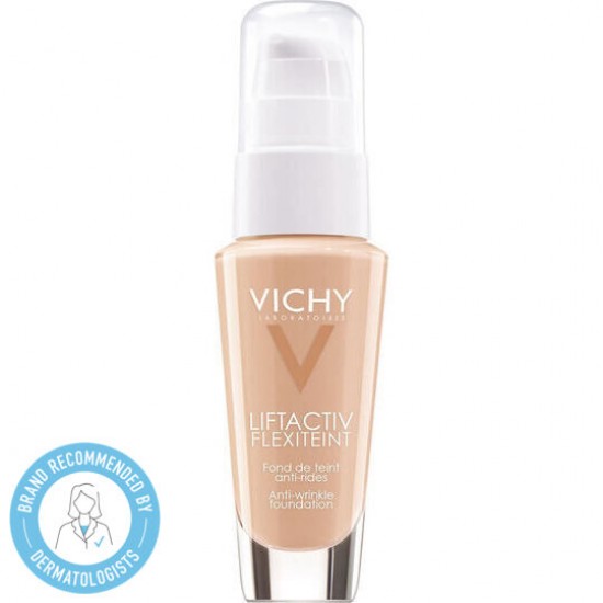 Vichy Liftactiv Flexiteint 25 Nude,  Make-up Κατά των Ρυτίδων για Σύσφιξη SPF20 30ml 