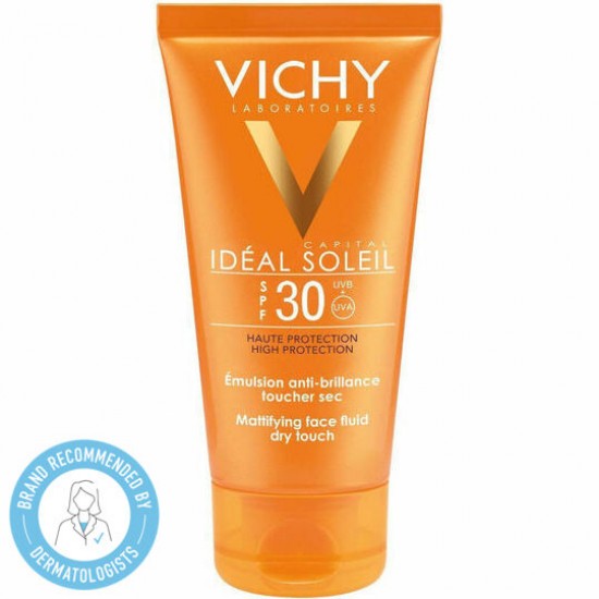 Vichy Capital Soleil SPF30 Αντηλιακή Λεπτόρρευστη Κρέμα Προσώπου για Ματ Αποτέλεσμα 50ml