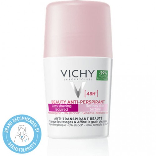 Vichy Beauty Anti-Perspirant 48h Ideal Finish Roll-on Αποσμητικό 48ωρης Προστασίας, 50ml Vichy Beauty Anti-Perspirant 48h Ideal Finish Roll-on Αποσμητικό 48ωρης Προστασίας, 50ml