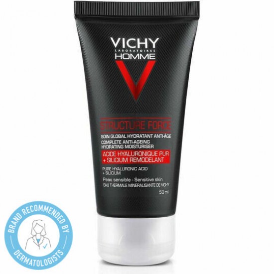 Vichy Homme Structure Force Αντιγηραντική/Συσφικτική για Πρόσωπο/Μάτια 50ml