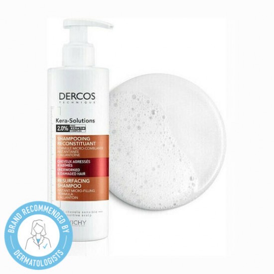 Vichy Dercos Kera-Solutions 2.0% Keratin Intensiv-Repair Shampoo 250ml