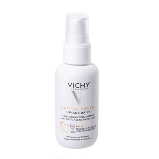 Vichy Capital Soleil UV Age Daily SPF50+ Αντηλιακό κατά της Φωτογήρανσης Πολύ Υψηλής Προστασίας 40ml