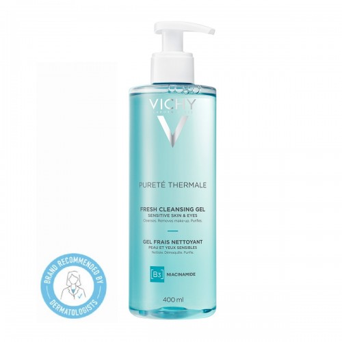 Vichy Gel Καθαρισμού Purete Thermale Fresh Cleansing Gel B3 & Niacinamide για Ευαίσθητες Επιδερμίδες 400ml Vichy Gel Καθαρισμού Purete Thermale Fresh Cleansing Gel B3 & Niacinamide για Ευαίσθητες Επιδερμίδες 400ml