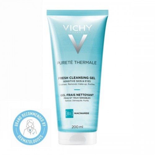 Vichy Gel Καθαρισμού Purete Thermale Fresh Cleansing Gel B3 & Niacinamide για Ευαίσθητες Επιδερμίδες 200ml Vichy Gel Καθαρισμού Purete Thermale Fresh Cleansing Gel B3 & Niacinamide για Ευαίσθητες Επιδερμίδες 200ml