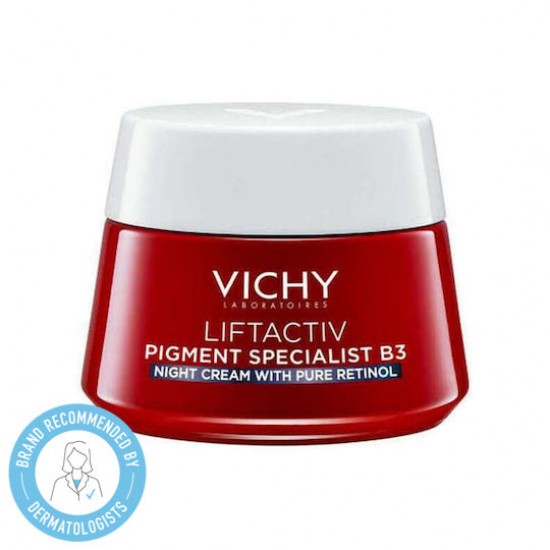 Vichy Liftactiv B3 Λευκαντική Κρέμα Προσώπου Νυκτός με Ρετινόλη 50ml Vichy Liftactiv B3 Λευκαντική Κρέμα Προσώπου Νυκτός με Ρετινόλη 50ml