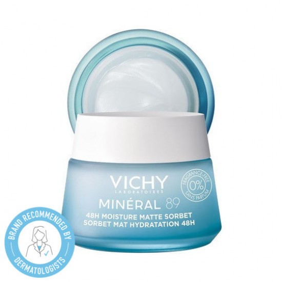 Vichy Mineral 89 Κρέμα Gel Ενυδάτωσης 48Ω για Λιπαρή Επιδερμίδα 50ml Vichy Mineral 89 Κρέμα Gel Ενυδάτωσης 48Ω για Λιπαρή Επιδερμίδα 50ml
