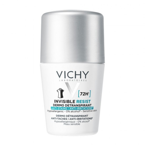 Vichy Invisible Resist Deodorant Roll-On 72h, 50ml