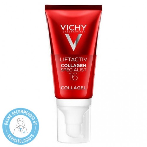 Vichy Liftactiv Collagen Specialist 16 Collagel Glow Boosting Τονωτικό Gel Προσώπου για Λάμψη & Ενίσχυση του Κολλαγόνου 50ml Vichy Liftactiv Collagen Specialist 16 Collagel Glow Boosting Τονωτικό Gel Προσώπου για Λάμψη & Ενίσχυση του Κολλαγόνου 50ml