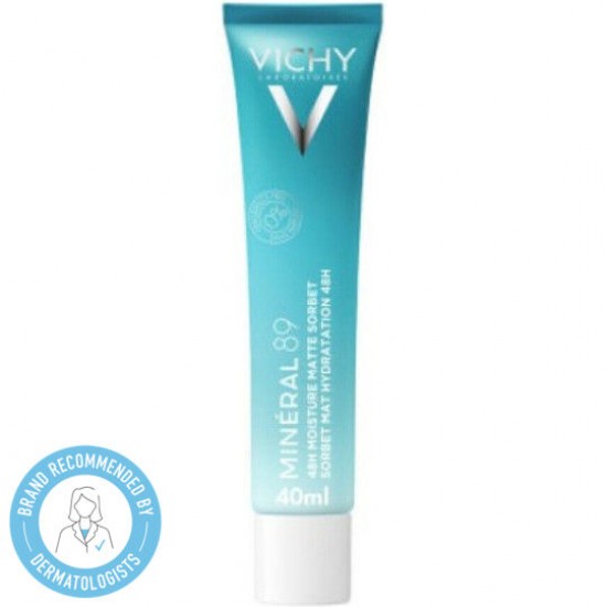 Vichy Mineral 89 Κρέμα -Gel Ενυδάτωσης για Λιπαρή Επιδερμίδα 40ml