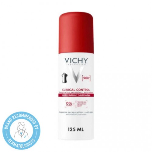 Vichy Clinical Control 96h Αποσμητικό Σπρέι για 96 Ώρες Προστασίας 125ml Vichy Clinical Control 96h Αποσμητικό Σπρέι για 96 Ώρες Προστασίας 125ml