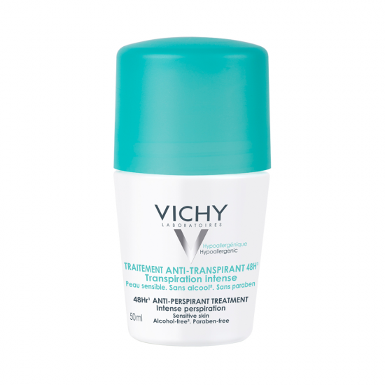  Vichy Deodorant 48h Intensive Anti-perspirant Roll-On, 48ωρη Εντατική Αποσμητική Φροντίδα 50ml