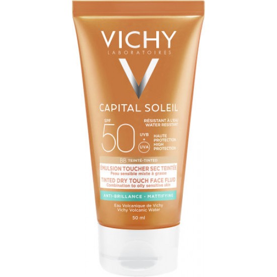 Vichy Capital Soleil BB Cream SPF50 Λεπτόρρευστη Κρέμα Με Χρώμα & Ματ Αποτέλεσμα 50ml 