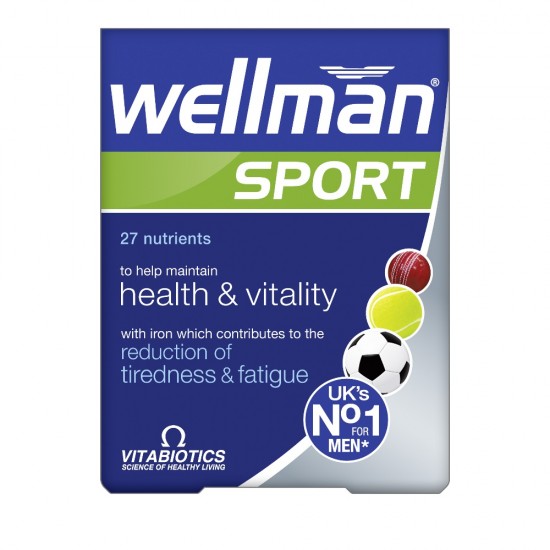 Vitabiotics Wellman Sport για Άνδρες που Αθλούνται, 30tabs