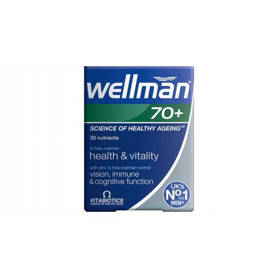 Vitabiotics Wellman 70+ 30 tabs