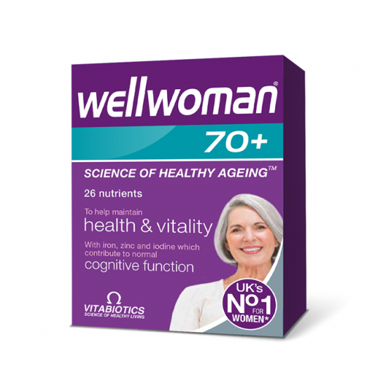 Vitabiotics Wellwoman 70+ Συμπλήρωμα για την Ενίσχυση του Ανοσοποιητικού 30 ταμπλέτες Vitabiotics Wellwoman 70+ Συμπλήρωμα για την Ενίσχυση του Ανοσοποιητικού 30 ταμπλέτες