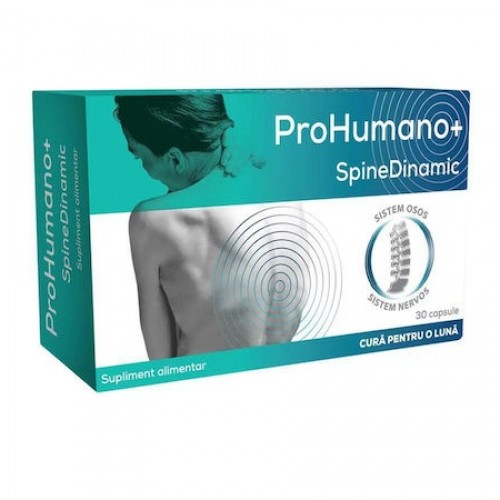 Prohumano+ Spinedinamic Συμπλήρωμα Διατροφής για την Υποστήριξη των Οστών & του Νευρικού Συστήματος 30 κάψουλες