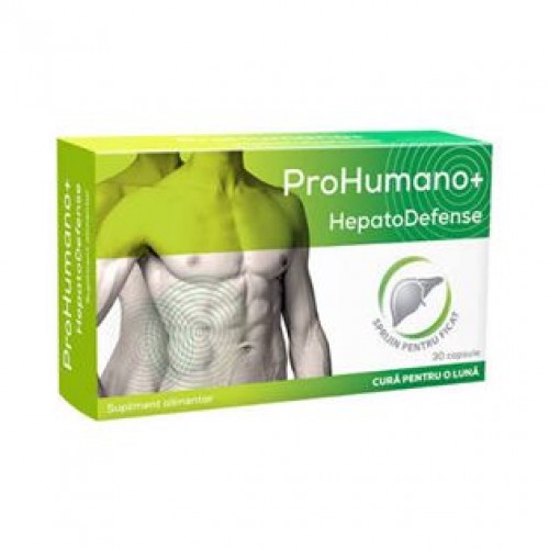 Prohumano+ Hepatodefense Συμπλήρωμα Διατροφής για την Υγεία του Ήπατος 30 Κάψουλες