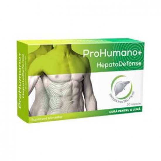 Prohumano+ Hepatodefense Συμπλήρωμα Διατροφής για την Υγεία του Ήπατος 30 Κάψουλες