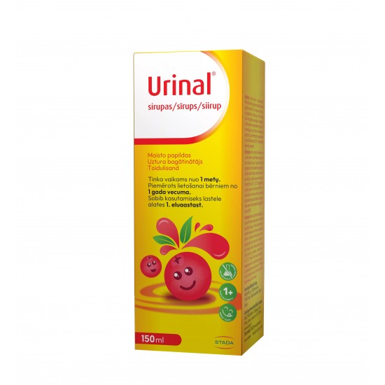 VivaPharm Urinal Syrup Συμπλήρωμα Διατροφής με Cranberry σε Σιρόπι για την Καλή Υγεία του Ουροποιητικού, 150 ml