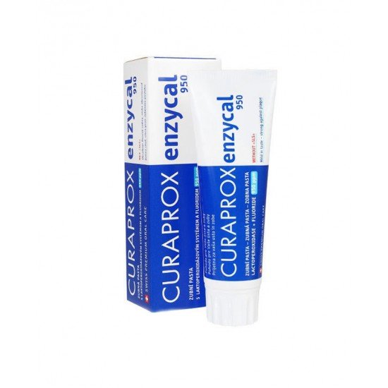 Curaprox Enzycal 950, Οδοντόκρεμα με Ήπια Γεύση 75ml