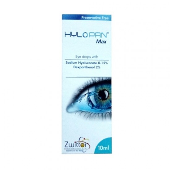 Zwitter Hylopan Max Eye Drops Οφθαλμικές Σταγόνες 10ml