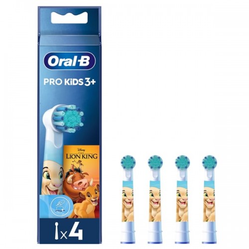 Oral-B Pro Kids 3+ Lion King, Ανταλλακτικά για Ηλεκτρική Παιδική Οδοντόβουρτσα 4τμχ Oral-B Pro Kids 3+ Lion King, Ανταλλακτικά για Ηλεκτρική Παιδική Οδοντόβουρτσα 4τμχ