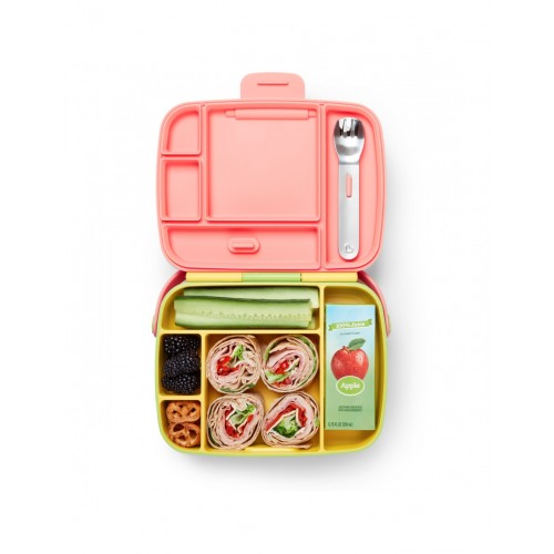 Munchkin Bento Lunch Box Yellow/Pink