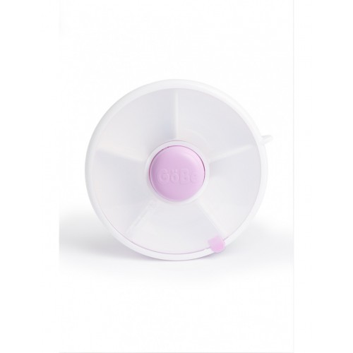 Gobe Snack Spinner, Δοχείο για Σνακ με Θήκες, Χρώμα Taro Purple
