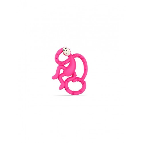 Matchstick Monkey Mini Monkey Teether Pink