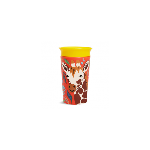 Munchkin Miracle 360 Sippy Cup 12m+ Giraffe, Χρώμα Πορτοκαλί-Κίτρινο 266ml