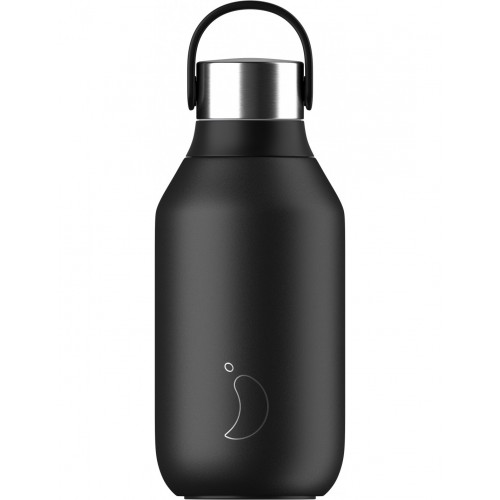 Chilly's Series 2, Μπουκάλι Θερμός 350ml, Abyss Black Chilly's Series 2, Μπουκάλι Θερμός 350ml, Abyss Black