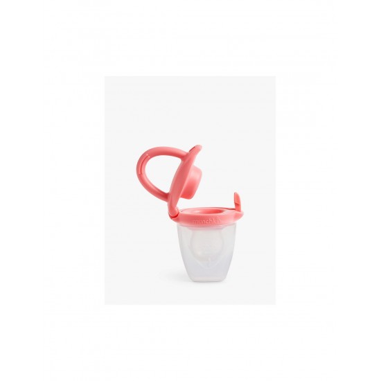Munchkin Baby Food Feeder Silicone 4m+ Χρώμα Ροζ 1Τμχ.
