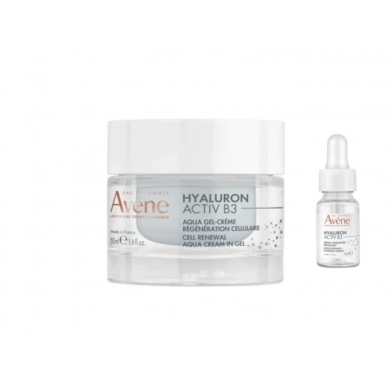 Avene Promo Hyaluron Activ B3 Aqua Gel Cream Κρέμα Κυτταρικής Ανάπλασης 50ml & ΔΩΡΟ Hyaluron Serum 10ml