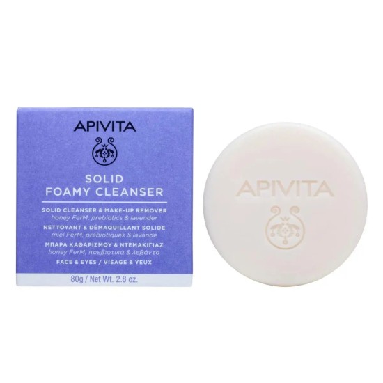 Apivita Foamy Solid Bar 85gr