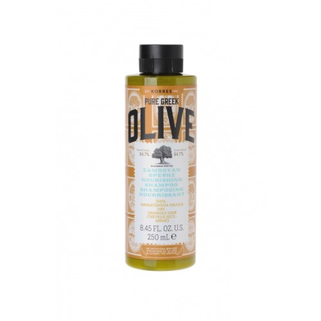Korres Pure Greek Olive Σαμπουάν Θρέψης 250ml