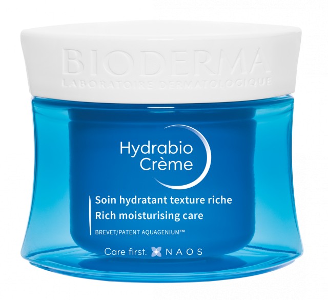 Bioderma Hydrabio Creme Πλούσια Ενυδατική Κρέμα Προσώπου, Κανονικό προς Ξηρό Δέρμα 50ml