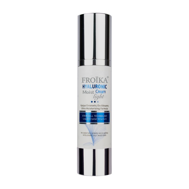 Froika Hyaluronic Moist Cream Light, Κρέμα Εντατικής Ενυδάτωσης 50ml