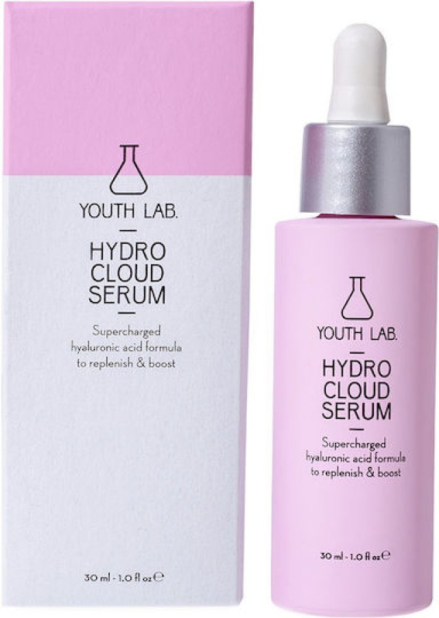 Youth Lab Hydro Cloud Face Neck Serum Αντιγηραντικό Serum Προσώπου με Νιασιναμίδη & Υαλουρονικό Οξύ 30ml