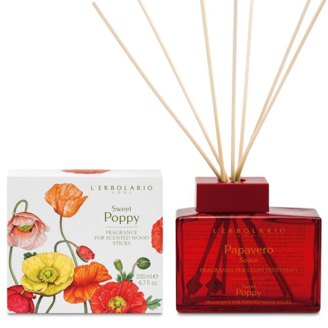 LErbolario Papavero Soave Αρωματικό Χώρου με Στικ 200ml