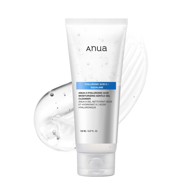 Anua 8 Hyaluronic Acid Moisturizing Gentle Gel Cleanser Ενυδατικό Τζελ Καθαρισμού Προσώπου 150ml