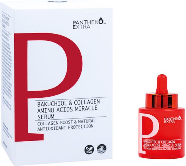 Panthenol Extra Bakuchiol & Collagen Amino Acids Miracle Oρός Aντιγήρανσης & Θρέψης 30ml