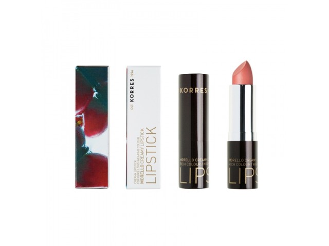 Korres Morello Matte Lipstick - 53 Sweet Chili Matte - Ματ κραγιόν με κρεμώδη υφή για έντονο, πλούσιο χρώμα και άνετη εφαρμογή 3,5g.
